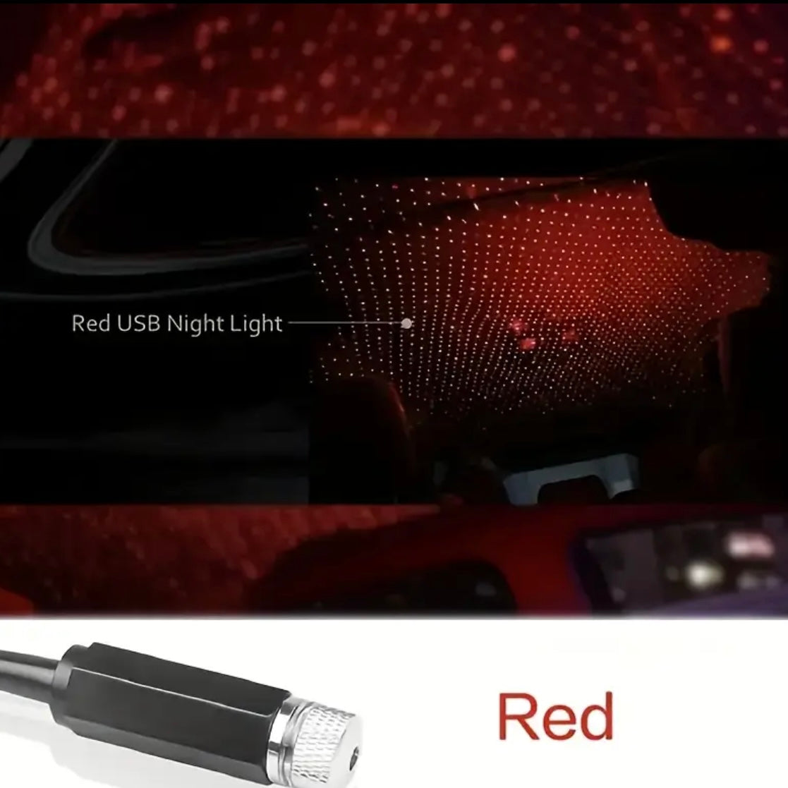USB STJÄRNHIMMEL – Magisk belysning för din bil